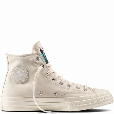 Converse Ctas 70 Brutalist High Tops Womens - Beige/Flower Shoes (899YIODN)